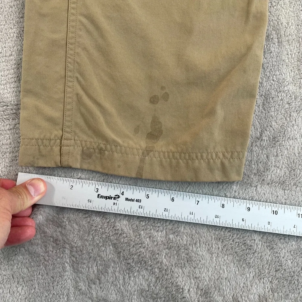 Duluth Trading Convertible Pants Men XL (36x32) Beige Nylon Performance Belted - Picture 11 of 12